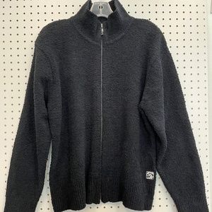 KASHWERE Women's Full Zip Jacket, XxLARGE, Black, NWT